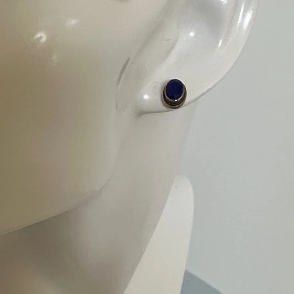 925 Sterling Silver Lapis  Earrings